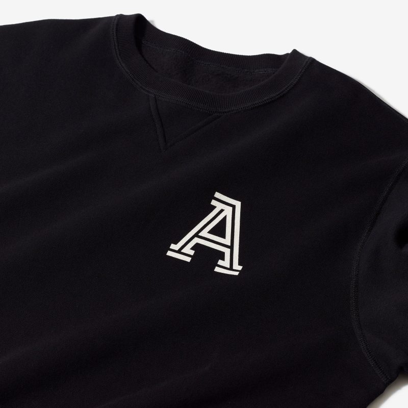 atheltic sweatshirt detail