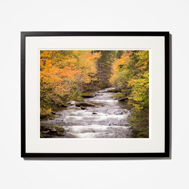 autumn river BlackFrame