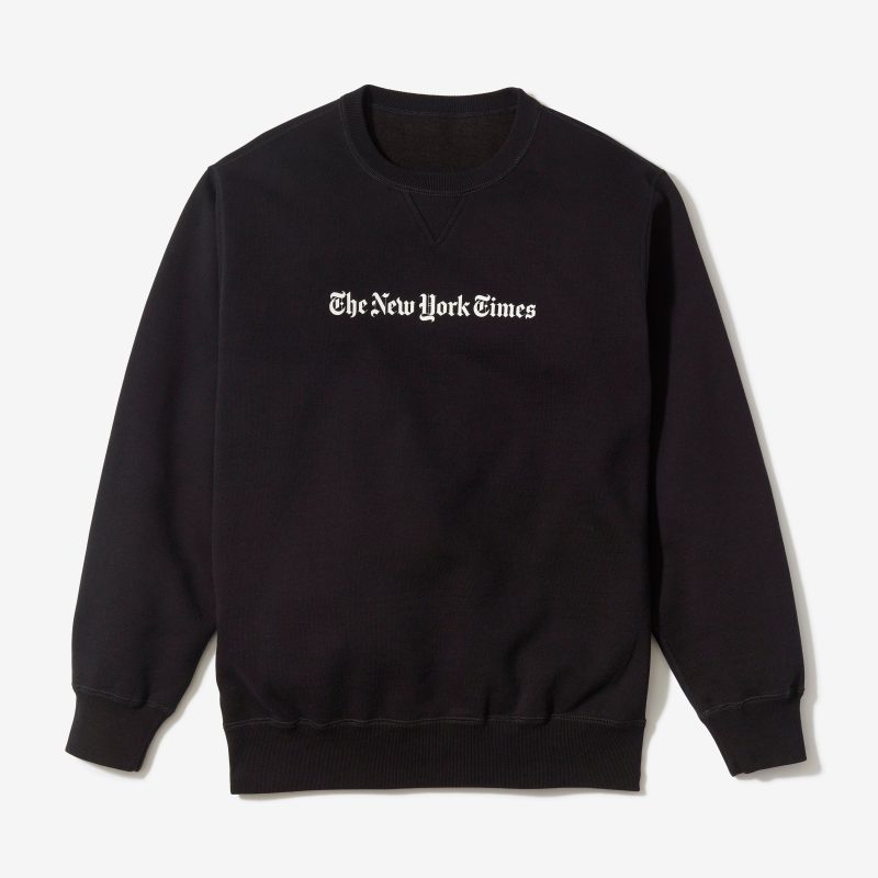 black logo sweatshirt