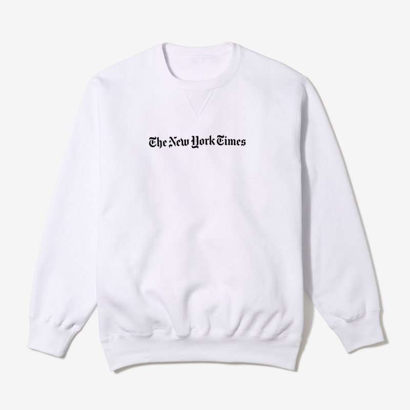 logo sweatshirt white